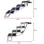 Preview: Aluminium Falt-Treppe, Hundetreppe von Nobby  - Hunderampe - Einstiegshilfe für Hunde ins Auto - bis 75 kg