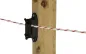 Preview: Profi Eckisolatoren / Streckenisolator 30 oder 50 Stück Isolatoren geeignet für Litze, Seil, Band bis 40 mm