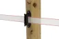 Preview: Profi Eckisolatoren / Streckenisolator 30 oder 50 Stück Isolatoren geeignet für Litze, Seil, Band bis 40 mm