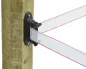 Preview: Profi Eckisolatoren / Streckenisolator 30 oder 50 Stück Isolatoren geeignet für Litze, Seil, Band bis 40 mm