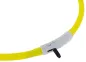 Preview: Halsring LED für Pferde 10mm x 150 cm gelb - Leuchthalsband fürPferde USB-C-Akku, Sichtbarkeit bis 500 m