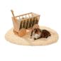 Preview: Nager Heuraufe - Futterraufe Wonderland Waggon für Hamster, Meerschweinchen, Kaninchen und andere Kleintiere