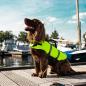 Preview: Hunde Schwimmhilfe - Rettungsweste und Schwimmweste für Hunde mit Tragegriff - ideal als Tragehilfe, gelb