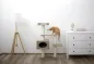 Preview: Kratzbaum Emmy - Höhe 111 cm Katzenbaum mit Katzenhöhle, beige, für Katzen und Kitten