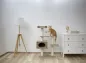 Preview: Kratzbaum Emmy - Höhe 111 cm Katzenbaum mit Katzenhöhle, beige, für Katzen und Kitten