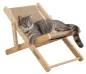 Preview: Katzenbett Liegestuhl Beach - Liedgemulde für Katzen zum Relaxen, Dösen und Kratzen