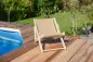 Preview: Katzenbett Liegestuhl Beach - Liedgemulde für Katzen zum Relaxen, Dösen und Kratzen