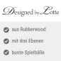 Preview: Katzenspielzeug Spielturm Mia - Spielbälle für Katzen Echtholz, ungiftig, weckt Jagdtrieb und Spieltrieb - Aktivspielzeug L 26 x B 26 x H 14,5 cm