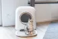 Preview: Katzentoilette Smart, selbstreinigend weiß mit Appsteuerung 54 x 54 x 60 cm - Haubentoilette mit Filter vollautomatisch
