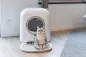 Preview: Katzentoilette Smart, selbstreinigend weiß mit Appsteuerung 54 x 54 x 60 cm - Haubentoilette mit Filter vollautomatisch