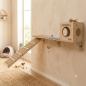 Preview: Kletterwand für Nager und Katzen - Kleintier Wand Parcours Sidewalk / Catwalk 3-teilig - Kaninchen, Frettchen, Kaninchen und Katzen Wandmontage