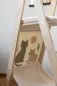 Preview: Designer Kratzbaum Kerbl Ladder 2.0 - Katzenkratzbaum und Katzenleiter in Einem, mit Hängematte und 2 Liegeflächen 104 cm
