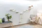 Preview: Kletterwand Monte Falco für Katzen, 6-teilig, beige - Wandkratzbaum beliebig montierbar und erweiterbar