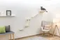 Preview: Kletterwand Monte Prado - 6 teiliger Wandkratzbaum für Katzen mit KLatzenbett, individuelle Montage, erweiterbar