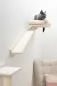 Preview: Kletterwand Monte Prado - 6 teiliger Wandkratzbaum für Katzen mit KLatzenbett, individuelle Montage, erweiterbar