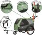 Preview: Hundefahrradanhänger gefedert Knuffelwuff Cruvado - Hundeanhänger mit Stoßdämpfer, als Buggy nutzbar