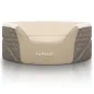 Preview: Orthopädisches Hundebett Knuffelwuff Lena, extra hoher Rand - ovales Hundekörbchen, Memory Foam, Bezug waschbar
