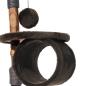 Preview: Designer Kratzbaum Gena Echtholz natur Nobby - Birnenbaum-Holz Naturprodukt dunkelbraun