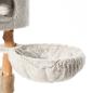 Preview: Nobby Kratzbaum Loya Echtholz – Natur-Katzenbaum mit Jute & XL Kuschelhöhle