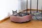 Preview: Katzenbett Velvet - Donut / Körbchen für Katzen und kleine Hunde z.B. Chihuahuas