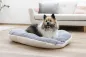 Preview: Hundekissen Zoe oval Cordoptik, ideale Einlage für den Hundekorb oder Hunderbox, waschbar