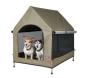 Preview: Hundezelt Knuffelwuff, ideal für Camping, Baggersee etc - Knuffelwuff Outdoor Hundehütte - Metallrahmen, atmungsaktiv