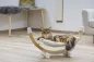 Preview: Hängematte Siesta - Liegemulde für Katzen und Kitten - Liegefläche waschbar, weiß, 73 x 36 x 34 cm