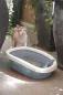 Preview: Katzentoilette Sprint 58 x 39 x 17cm blau - Schalentoilette auch für große Katzen geeignet