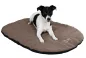 Preview: Hunde Reisebett faltbar Traveller - Reisedecke mit Tasche, waschbares Hunderkissen für unterwegs, braun 85 x 65cm ideal für Camping