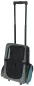 Preview: Hundetrolley Vacation 41 x 26 x 55 / 103 cm, grau / blau - Trolley für kleine Hunde - Transporttrolley als Autositz und Hunderucksack nutzbar