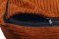 Preview: Hundebett Cord Terrakotta -  Designed by Lotte ribbed