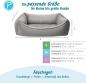 Preview: Petlando orthopädisches Hundebett Lucy - Memory Foam, niedriger Einstig, Bezug abnehmbar