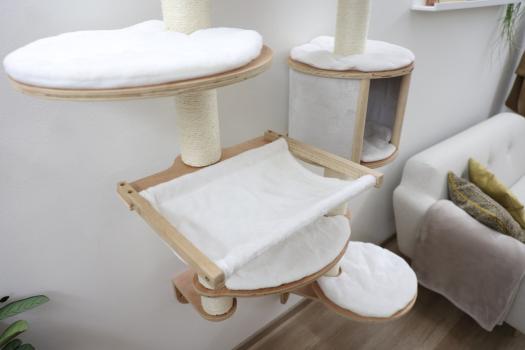 Kerbl Wandkratzbaum Dolomit XL - Katzenbaum zur Wandmontage