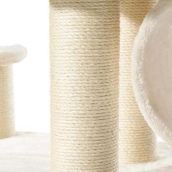 Katzen-Kratzbaum Elin [129 cm] von Nobby, cream - auch für große und schwere Katzen geeignet.