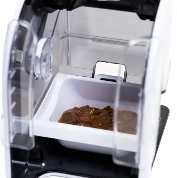 Futterautomat MiBowl Microchip - für Katzen und Hunde bis 10 kg, für Nassfutter geeignet, Futterspender für ausgewählte Tiere