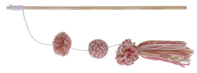 6 teiliges Katzenspielzeug Set Cuddle mit Katzenangel, Spielball, Wedel mit Glöckchen und lustigen Figuren