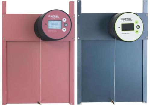 Automatische Hühnertür Komplettset Kerbl Duo Pro Plus Hühnerklappe - zuverlässiger Raubtierschutz mit Selbstverriegelung