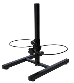 Hundenapf höhenverstellbar - 2 x 2800 ml stufenlos verstellbare Futterbar für große Hunde, schwarz