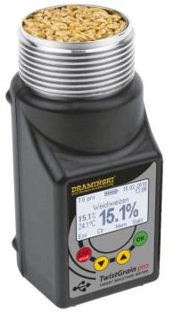 Feuchtemessgeräte TwistGrain pro - Feuchtemessgerät für Getreide und Saaten für Landwirte und Labore mit USB für Datenverarbeitung