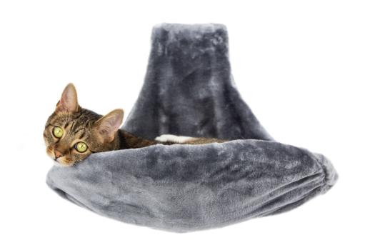 Nobby Heizungsliege Paradies - Hängematte und Liegemulde für Katzen, grau. waschbar bei 30°C