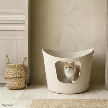 Katzentoilette Flex-a-Loo - flexibles Katzenklo zum Tragen und Ausschütten, ideal zum Reisen und Zuhause
