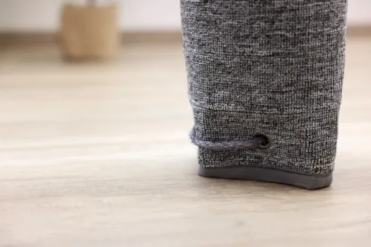 Klettersack Carpet für Katzen - ideale Alternative zu Kratzbaum deckenhoch, Aufstiegshilfe, Bezug waschbar, grau