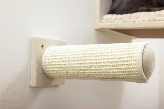 Kletterwand Monte Falco für Katzen, 6-teilig, beige - Wandkratzbaum beliebig montierbar und erweiterbar