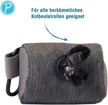 Kotbeutelspender Everest Petlamndo, für alle Hundekotbeutel Rollen passend - Spender Für Kottüten mit Karabiner