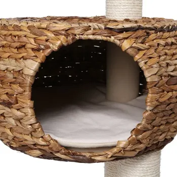 Kratzbaum Banana Leaf III ( 3 ) de Luxe Katzenbaum 103 x 58 x158 cm handgeflochten - Ersatzteile erhältlich