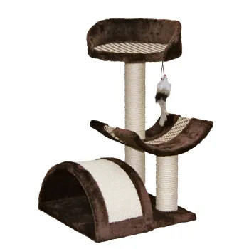Kerbl Pet Kratzbaum Safari – Katzenbaum für Katzen und Kitten zum Krallenwetzen, Klettern und Spielen