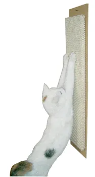XL Katzen-Kratzbrett Maxi - zum Anbringen an Wände und Türen - Wandkratzbrett 70 x 17 cm