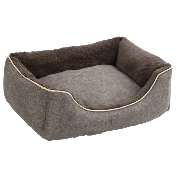Hundekörbchen waschbar - gemütlicher Schlafplatz für kleine Hunde und Katzen - Kerbl Kuschelbett Samuel