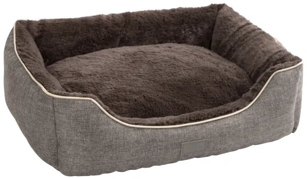 Hundekörbchen waschbar - gemütlicher Schlafplatz für kleine Hunde und Katzen - Kerbl Kuschelbett Samuel