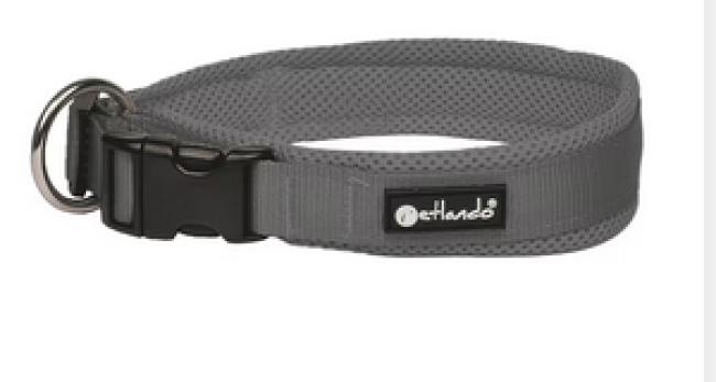 Mesh Halsband anthrazit